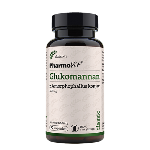 Glukomannan 450 mg 90 kaps | Classic PV Suplement diety