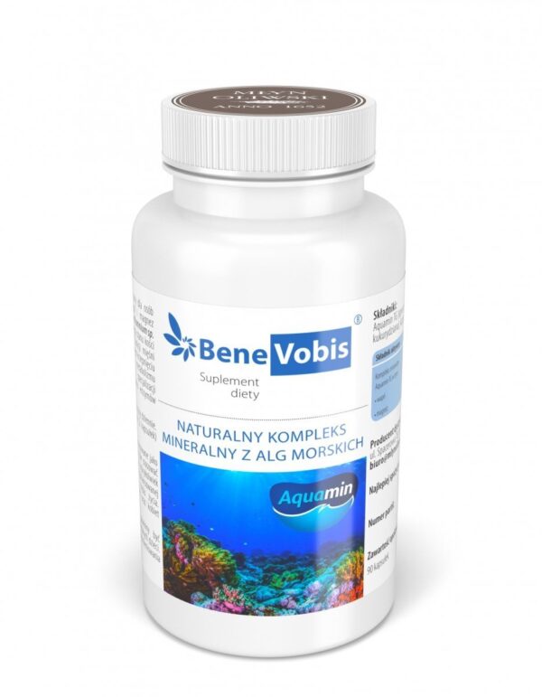 Bene Vobis - Wapń z Alg Morskich - 90 kapsułek