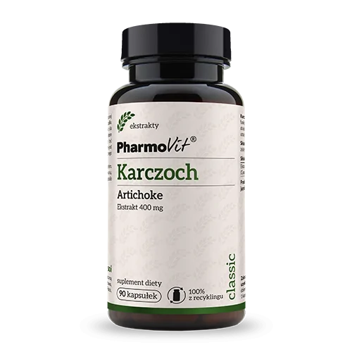 Karczoch artichoke 4:1 400 mg 90 kaps | Classic Suplement diety